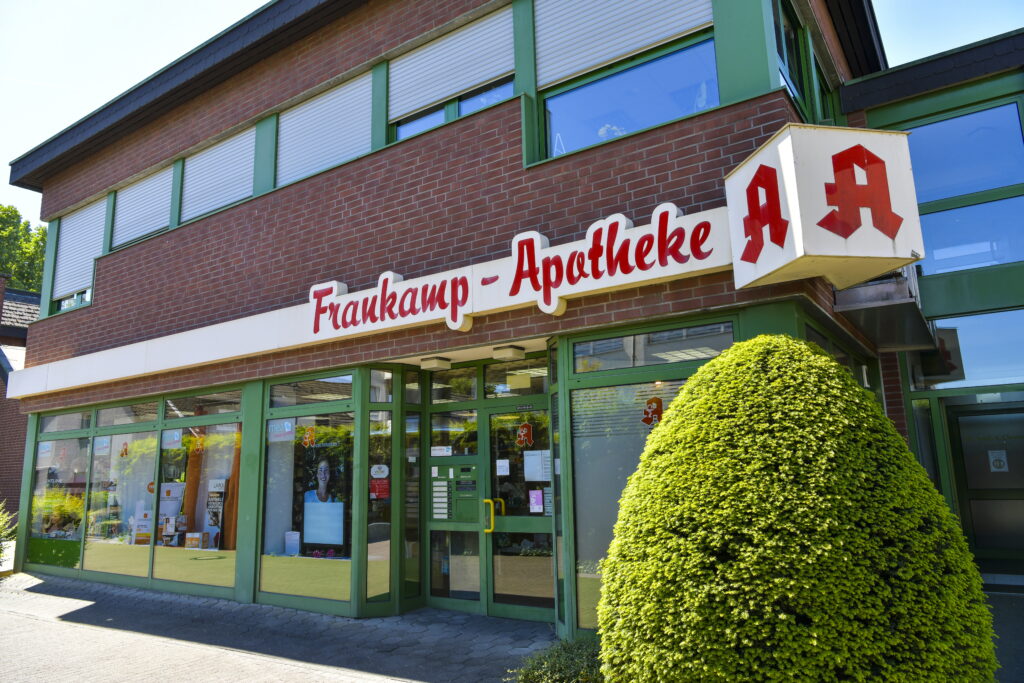 Filiale der Frankamp-Apotheke von Außen